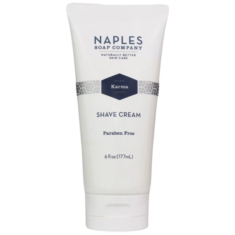 Naples Soap Company Shave Cream “Karma” Paraben Free 6oz Vegan Citrus SEALED